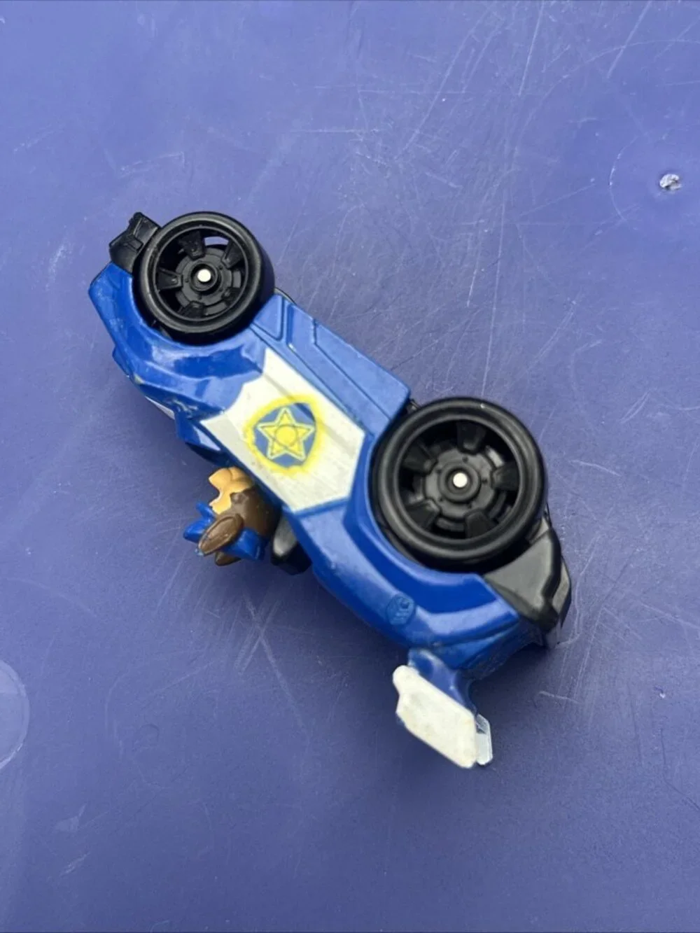 Paw Patrol Mighty Pups Super Paws Chase True Metal Car T-431